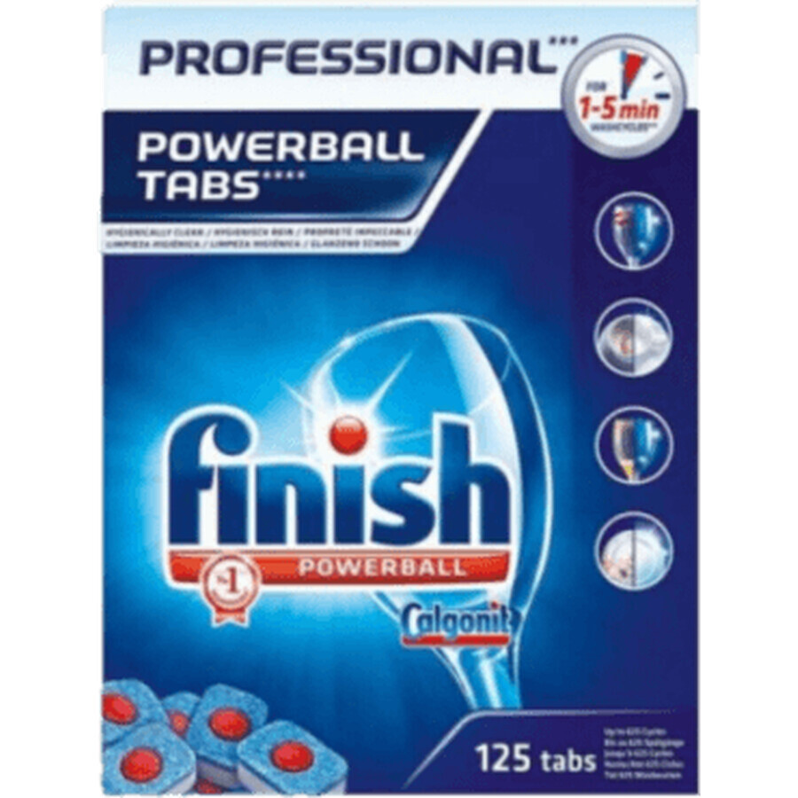 Finish Professional powerball Geschirrspülmittel, 125 Stück