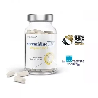 Spermidine Life Original 365+, 2 mg, 60 cápsulas, The Longevity Labs
