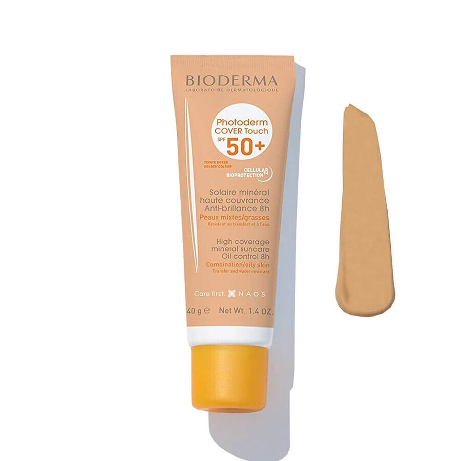 Bioderma Photoderm Fluid Cover Touch SPF 50+ golden shade, 40 g