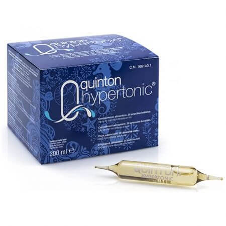 Fiole pentru adulti Quinton Hipertonic, 30 fiole x 10 ml, Bioscem