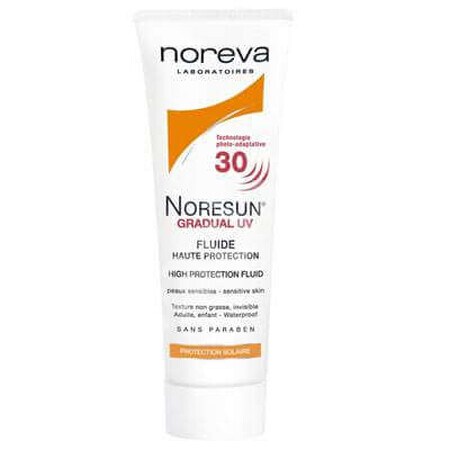 Fluid protectie solara Noresun Gradual UV SPF 30, 40 ml, Noreva