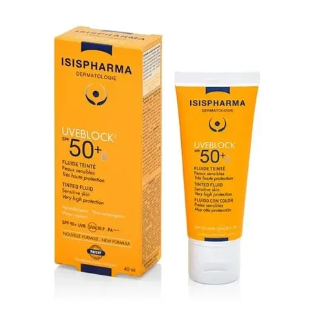 Isis Pharma UVEBLOCK Protective Mattifying Fluid with Sun Protection SPF 50+, 40 ml