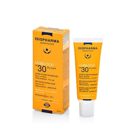 Isis Pharma UVEBLOCK Schützendes Mattierendes Fluid SPF30 Dry Touch, 40 ml