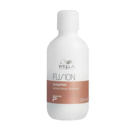 Sampon reparator pentru par deteriorat, Fusion, 100 ml, Wella Professionals