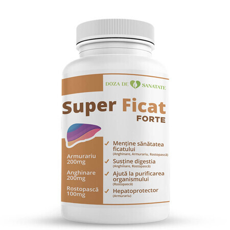 Super Ficat Forte, 30 capsule, Doza de Sanatate