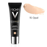 Vichy DermaBlend Fond de ten corector cu acțiune de nivelare 16h 3D Correction, Nuanța 15 Opal, 30 ml, 