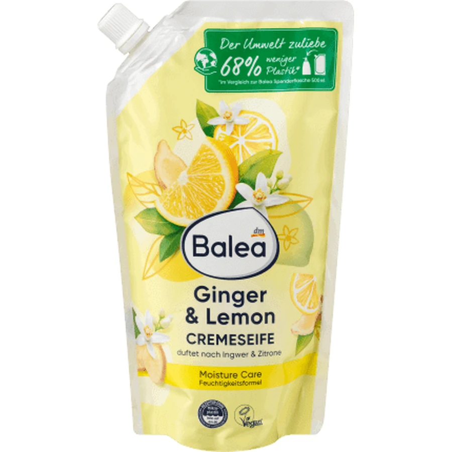 Balea Reserve liquid soap with ginger and lemon, 500 ml
