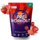 Supliment Pre WorkOut cu aroma de capsune, 240 g, Orangefit