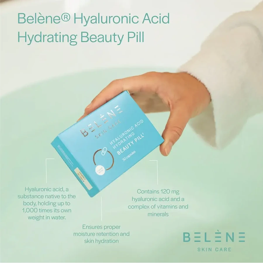 Beautypillen mit Hyaluronsäure, 30 Kapseln, Belene