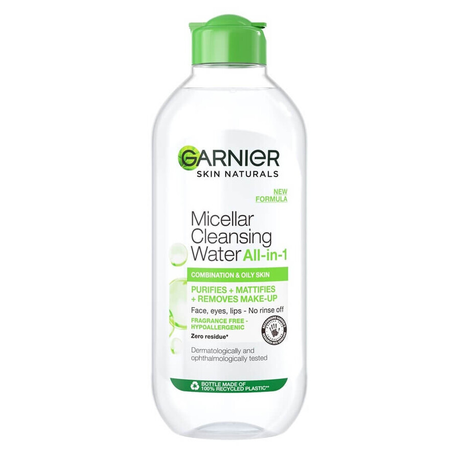 Skin Naturals Mattierendes Micellarwasser, 400 ml, Garnier