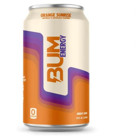 Energydrink mit Orange Sunrise Geschmack, 355 ml, Bum Energy