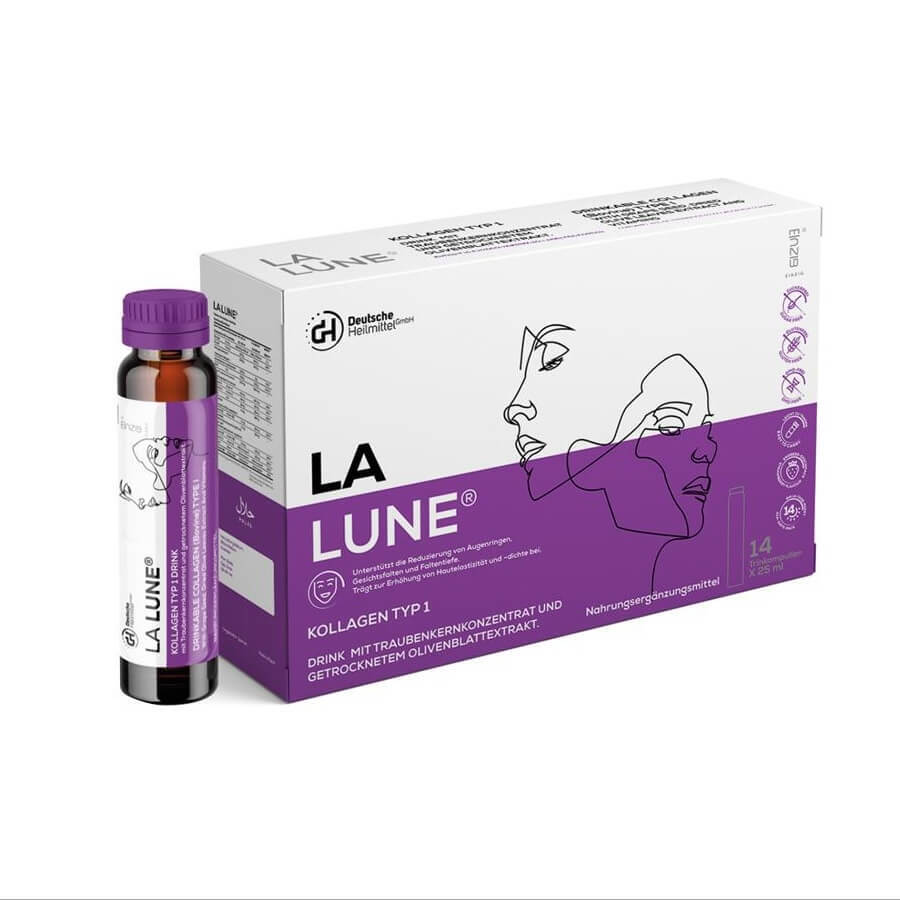 Colagen hidrolizat de tip 1 La Lune, 14 fiole x 25 ml, Deutsche Heilmittel