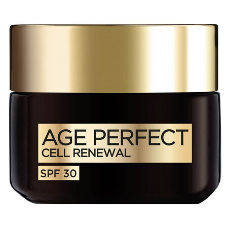 Crema pentru hidratare cu SPF 30 Age Perfect Cell Renewal, 50 ml, Loreal