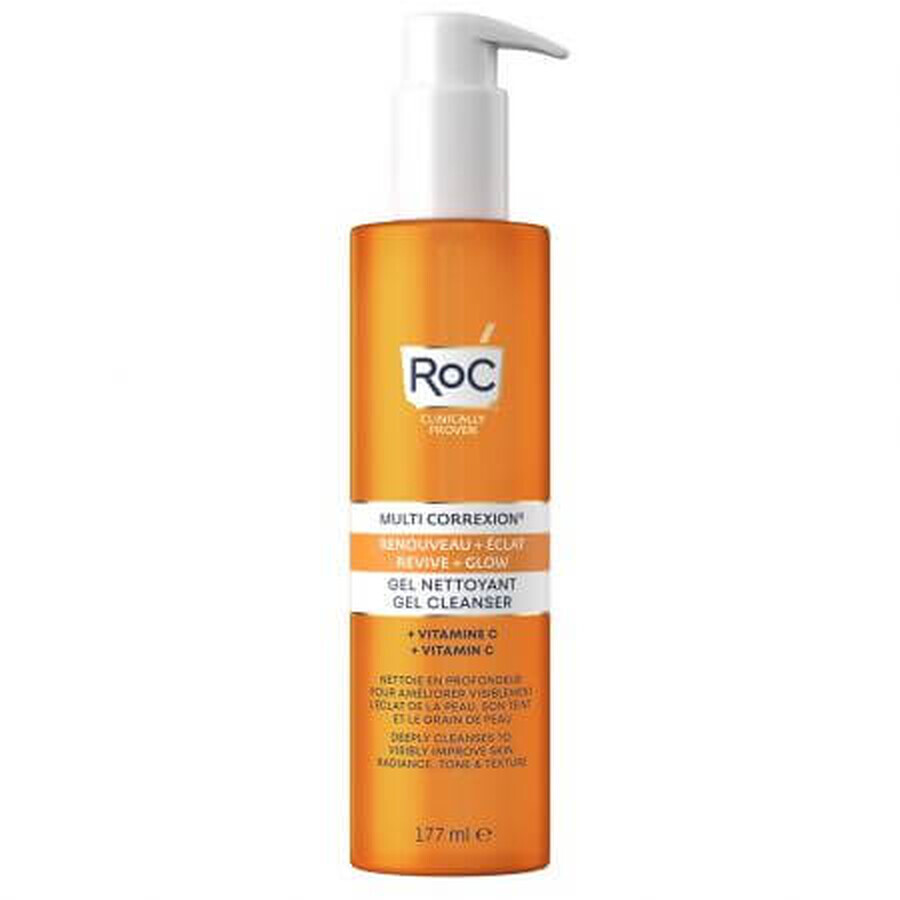 Multi Correxion Revive + Glow Gesichtsreinigungsgel mit Vitamin C, 177 ml, Roc