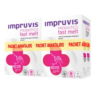 Impruvis Probiotic Fast Melt Pack, 10 Beutel + 10 Beutel, Bifodan