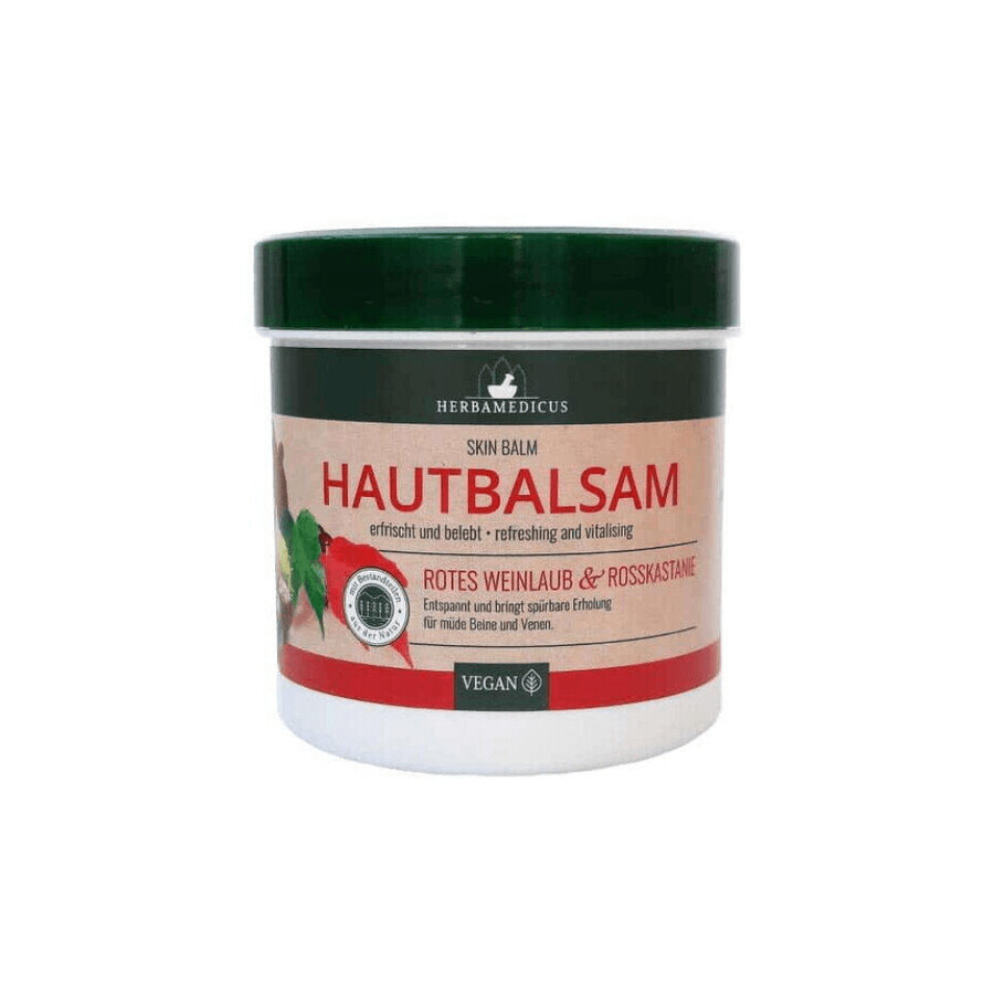 Weinlaub- und Kastanien-Gel-Balsam, 250 ml, Herbamedicus