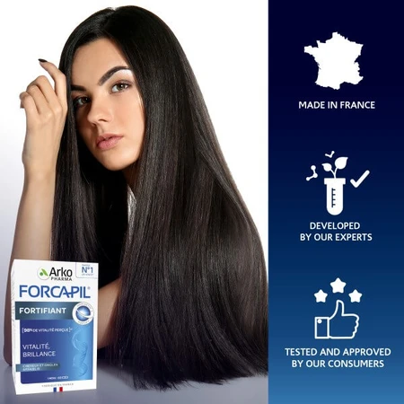 Forcapil hair and nails, 60 capsules, Arkopharma