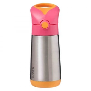 Thermos avec paille, 350 ml, rose/orange, BBOX
