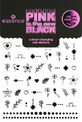 Essence Stickere autoadezive pentru unghii PINK is the new BLACK Nr.01 What The...Pink?!, 49 buc