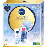 Nivea Set cadou Happy Vibes demachiant+cremă, 1 buc