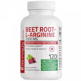 BeetRoot Extract Radacina Sfecla + L-arginine, 2000 mg, 120 capsule, Bronson Laboratories