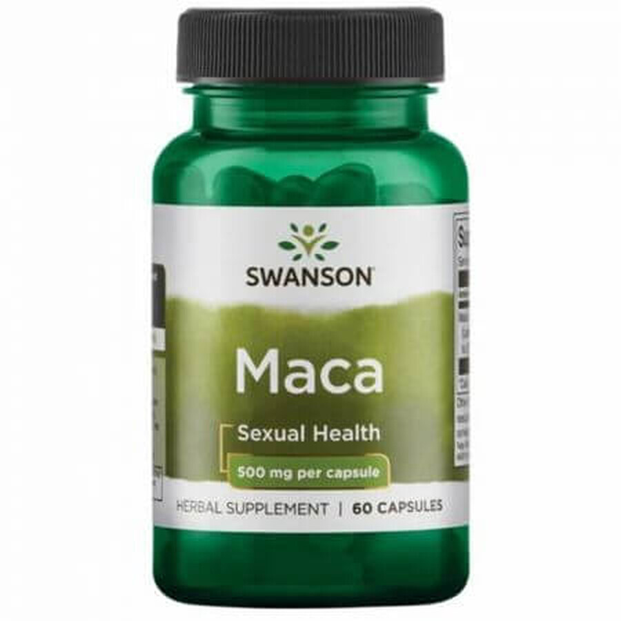 Extract de radacina Maca, 500 mg, 60 capsule, Swanson