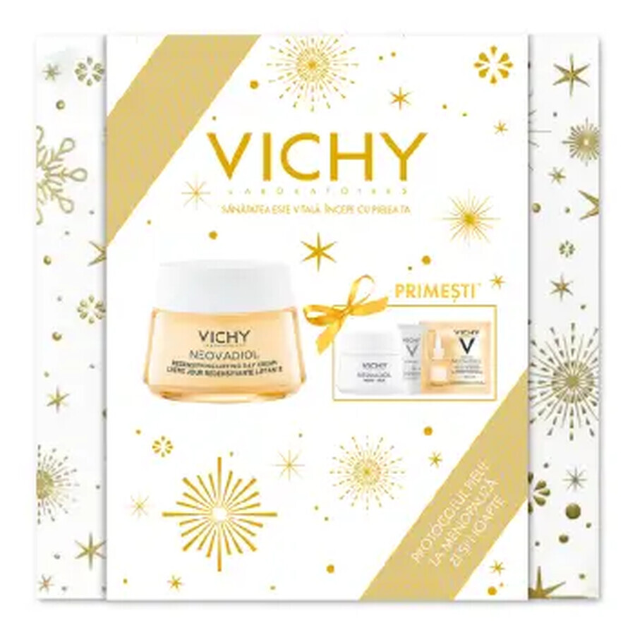 Vichy Neovadiol Xmas Kit Anti-Falten-Tagescreme mit rückfettender und aufpolsternder Wirkung Peri-Menopause, 50 ml