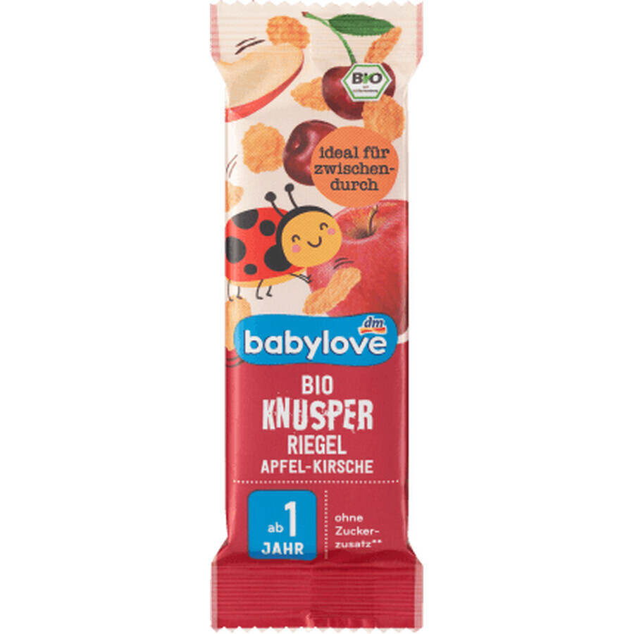 Babylove Baton cu mere și cireșe 1an+, 25 g