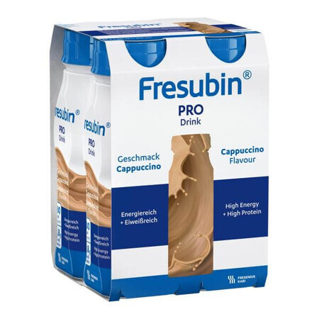 Fresubin Protein Energy Cappuccino, 4 x 200 ml, Fresenius Kabi