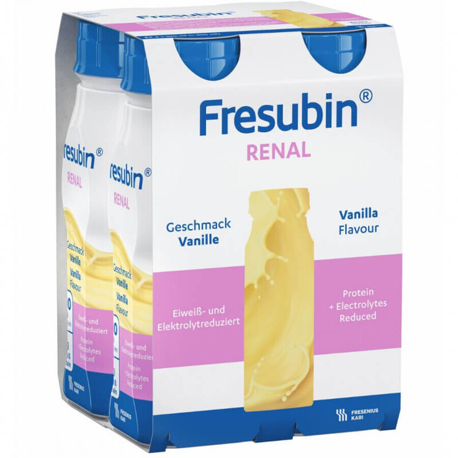 Fresubin Renal Vanilla, 4 x 200 ml, Fresenius Kabi