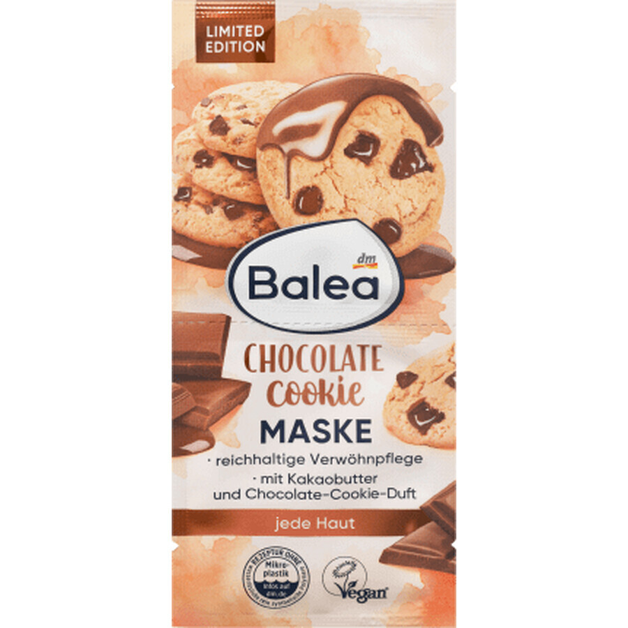 Balea Chocolate Biscuit Face Mask, 16 ml