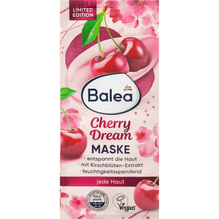 Balea Gesichtsmaske mit Kirschen, 16 ml
