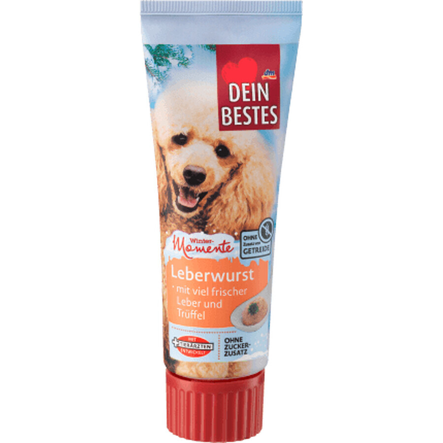 Dein Bestes Wurst- und Trüffel-Leberpaste für Hunde, 75 g