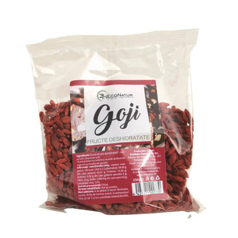 Dried goji berries, 250 g, Econatur