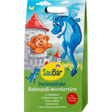 SauBär Magic Bag mit Drache für Kinder, 1 Stück