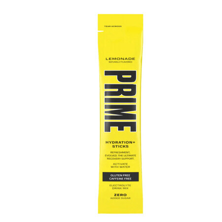 Prime Hydration Drink Lemonade, Plicuri pentru Rehidratare cu Aroma de Limonada, 8.8 g, GNC