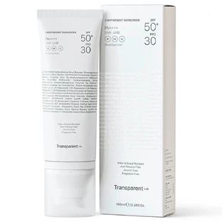 Face cream with SPF50+ waterproof, 100 ml, Transparent Lab