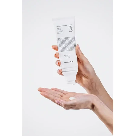 Face cream with SPF50+ waterproof, 100 ml, Transparent Lab