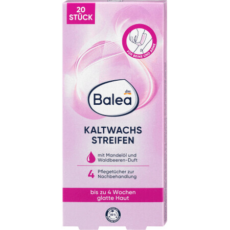 Balea Body Wax Strips, 20 Stück