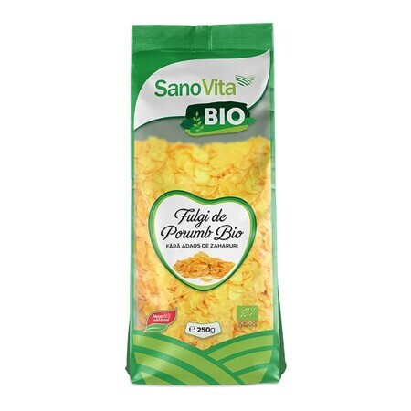 Fulgi de porumb BIO, 250g, Sanovita