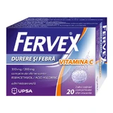 Fervex Schmerz und Fieber Vitamin C, 20 Brausetabletten