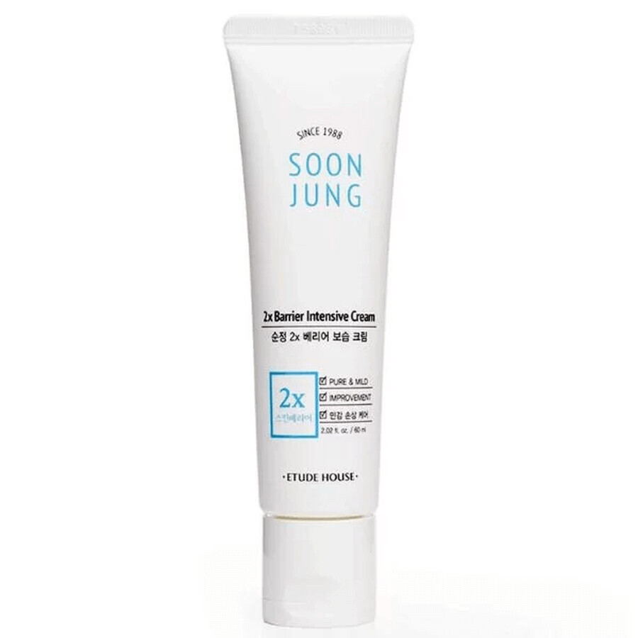 Crema intens hidratanta pentru calmare si regenerare cu Panthensoside SoonJung, 60 ml, Etude House