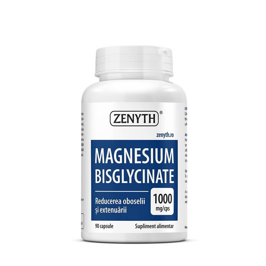 Magnesium Bisglycinat, 90 Kapseln, Zenyth