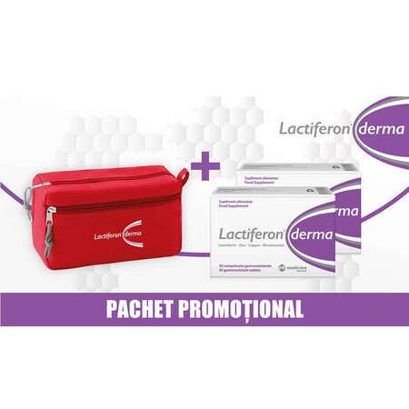 Lactiferon Derma pack, 2 x 30 Tabletten + Beutel, Meditrina Pharmaceuticals