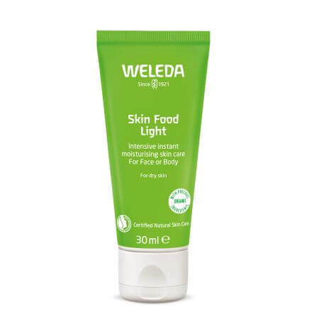 Skin Food Light Feuchtigkeitscreme für Haut und Körper, 30 ml, Weleda