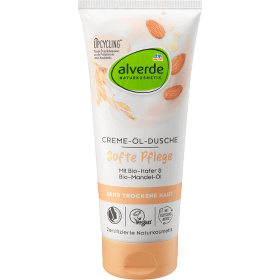 Alverde Naturkosmetik Cremă ulei duș soft, 200 ml