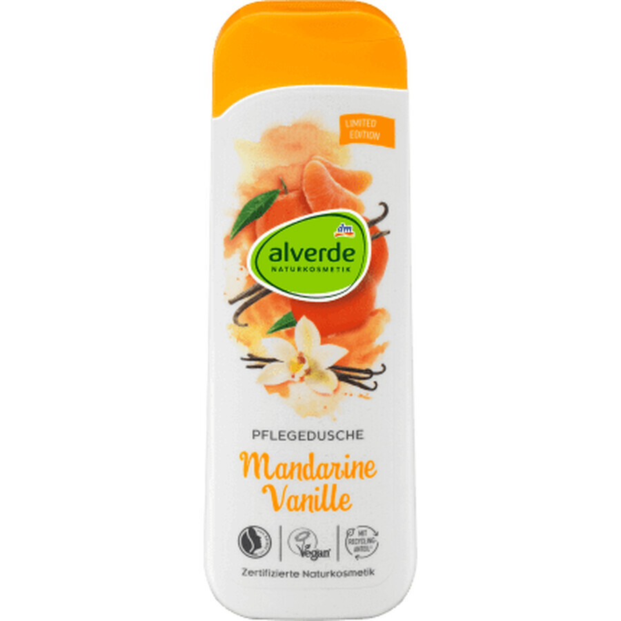 Alverde Naturkosmetik Gel de duș cu mandarine și vanilie, 250 ml