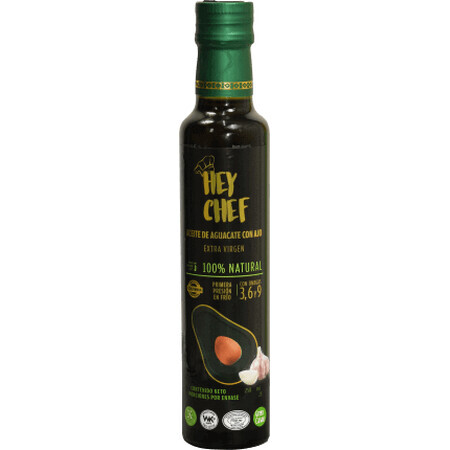 Hey Chef Ulei de avocado cu usturoi, 250 g