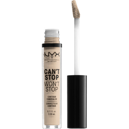 Nyx Professional MakeUp Corector Can't Stop Won't Stop Contour Alabaster 02, 3,5 ml