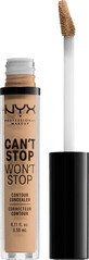 Nyx Professional MakeUp Corector Can&#39;t Stop Won&#39;t Stop Contour Medium Olive 09, 3,5 ml